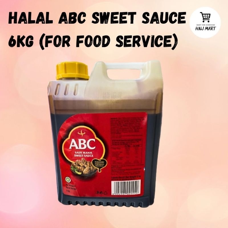 ABC Sweet Sauce 6kg Saus Manis ABC น้ำหวานเอบีซี 6กก. น้ำหวานเอบีซี