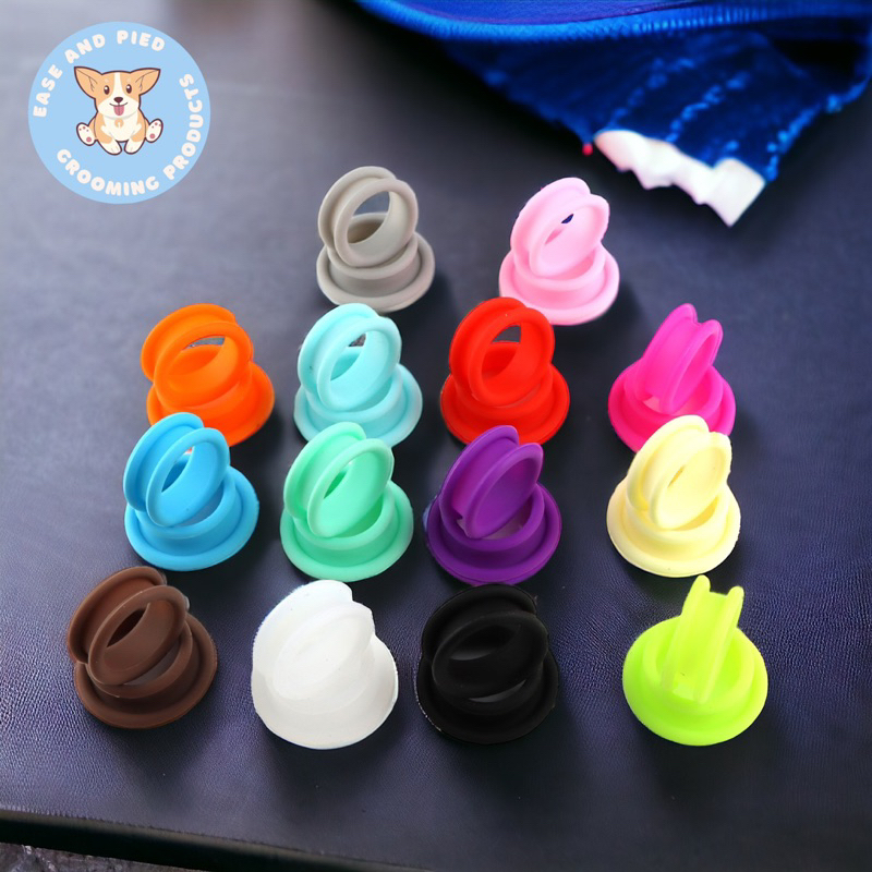 ยางรองกรรไกร สีพาสเทล  ขนาดใหญ่  ขายเป็นคู่