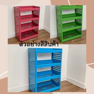 ชั้นวางของ LittleTree 6 ชั้น สูง 120 ซม. พลาสติกแข็งแรง ชั้นวางอเนกประสงค์ สำหรับจัดระเบียบบ้าน