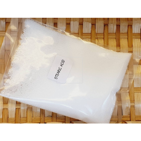 สเตียริค Stearic Acid ไขมัน สำหรับทำเทียน สบู่ ขนาดบรรจุ 100 กรัม