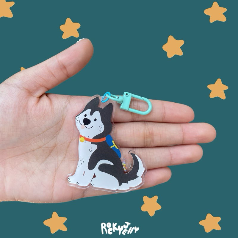 Rockyjelly - Keychain Husky / Keychain 6cm