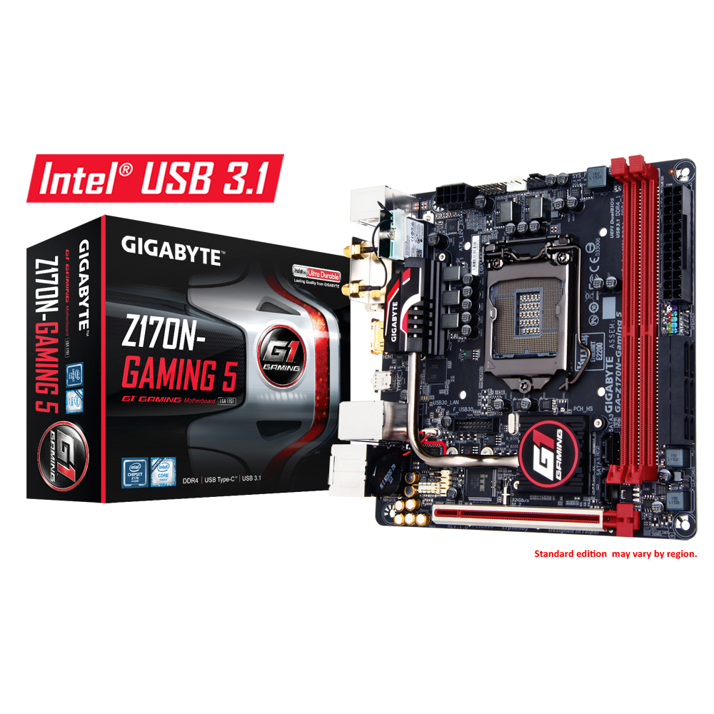 MAINBOARD (เมนบอร์ด) 1151 GIGABYTE Z170N GAMING5 WIFI (Mini-ITX) พร้อมส่ง