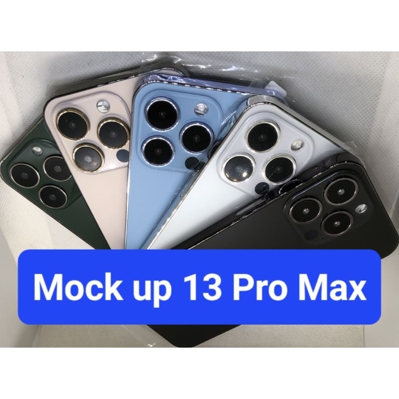 mockup โมเดล รุ่น i13 Pro..max โทรศัพท์ปลอมไว้สำหรับโชว์ ไม่สามารถเล่นได้ ขนาดและน้ำหนักเท่าจริง มีสินค้าพร้อมส่ง****