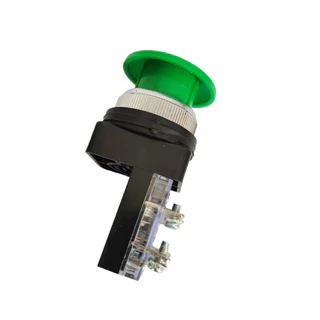 BM-30 Push button switch,Mushroom switch สวิตช์ปุ่มกดดอกเห็ด ขนาด 30มิล แบบกดติดปล่อยดับ 1NO 1NC แดง เขียว พร้อมส่ง