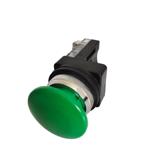 BM-30 Push button switch,Mushroom switch สวิตช์ปุ่มกดดอกเห็ด ขนาด 30มิล แบบกดติดปล่อยดับ 1NO 1NC แดง เขียว พร้อมส่ง