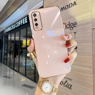 เคส TPU ขอบตรง สำหรับ Vivo Y20 Y20S Y20I Y12A Y12S เคสนิ่ม วีโว่ Y20 Y20S Y12A