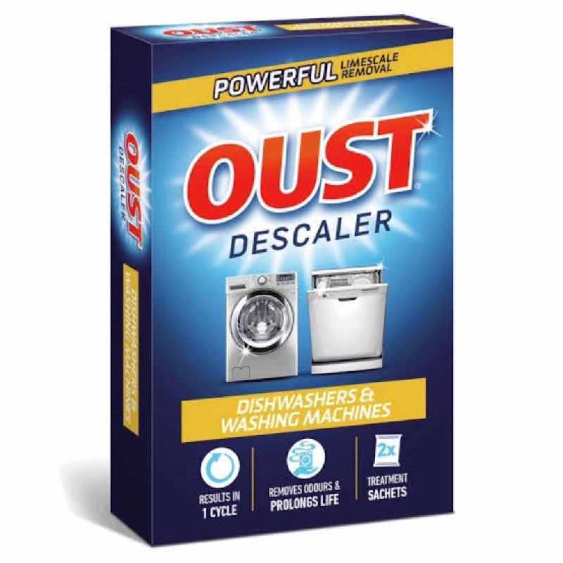 Dylon Oust dishwasher &amp; washing machine cleaner 6ห่อ  ที่ล้างเครื่องซักผ้า เครื่องล้างจาน นำเข้า