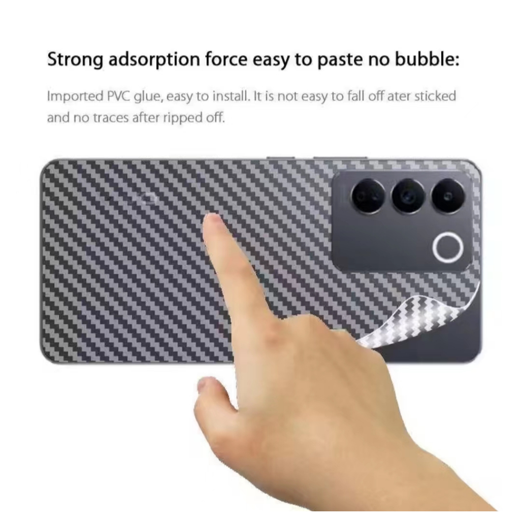 Samsung A15 5G A25 5G ฟิล์มหลังลายเคฟล่า ฟิล์มกันรอยหลังมือถือ