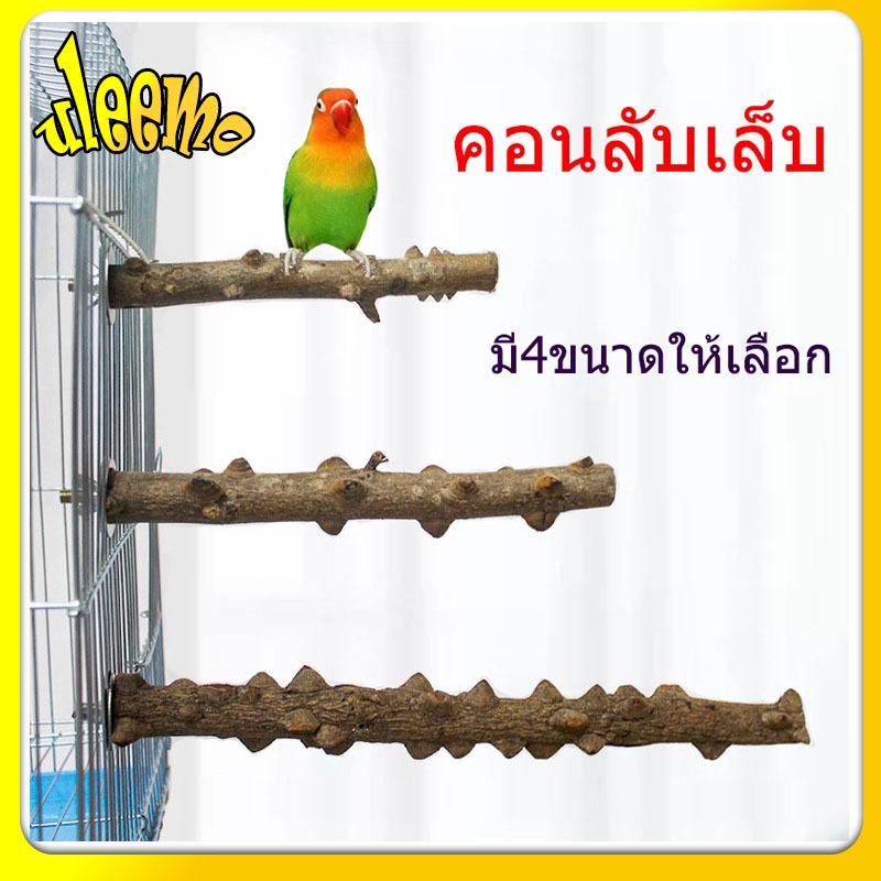 ส่งด่วนจากไทย คอนลับเล็บ คอนนกแก้ว คอนกระรอก ชูก้า คอนนกใหญ่ คอนสำหรับนกแก้ว คอนนกแก้ว ไม้ธรรมชาติ100%