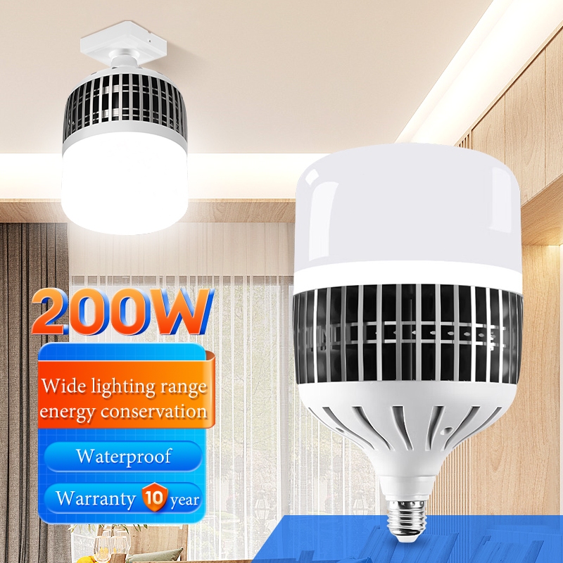 หลอดไฟ LED หลอดไฟ E27 หลอดไฟโคมไฟ 250W/150W/100W/65W หลอดไฟกลมหลอดไฟในบ้าน ประหยัดไฟ
