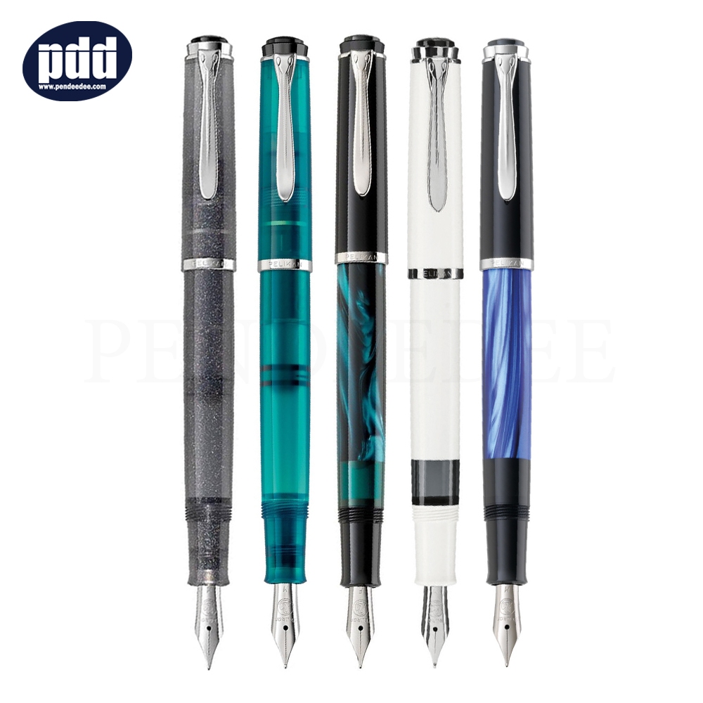 Pelikan ปากกาหมึกซึม พีลีแกน คลาสสิค เอ็ม205 - Pelikan Classic M205 Fountain Pen nib EF , F , M [เครื่องเขียน Pendeedee]