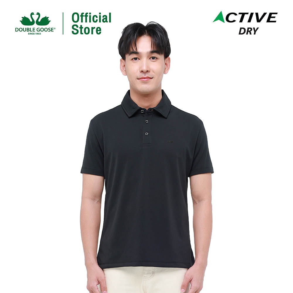 ห่านคู่ เสื้อโปโล รุ่น Active Dry แห้งไว ไม่ต้องรีด