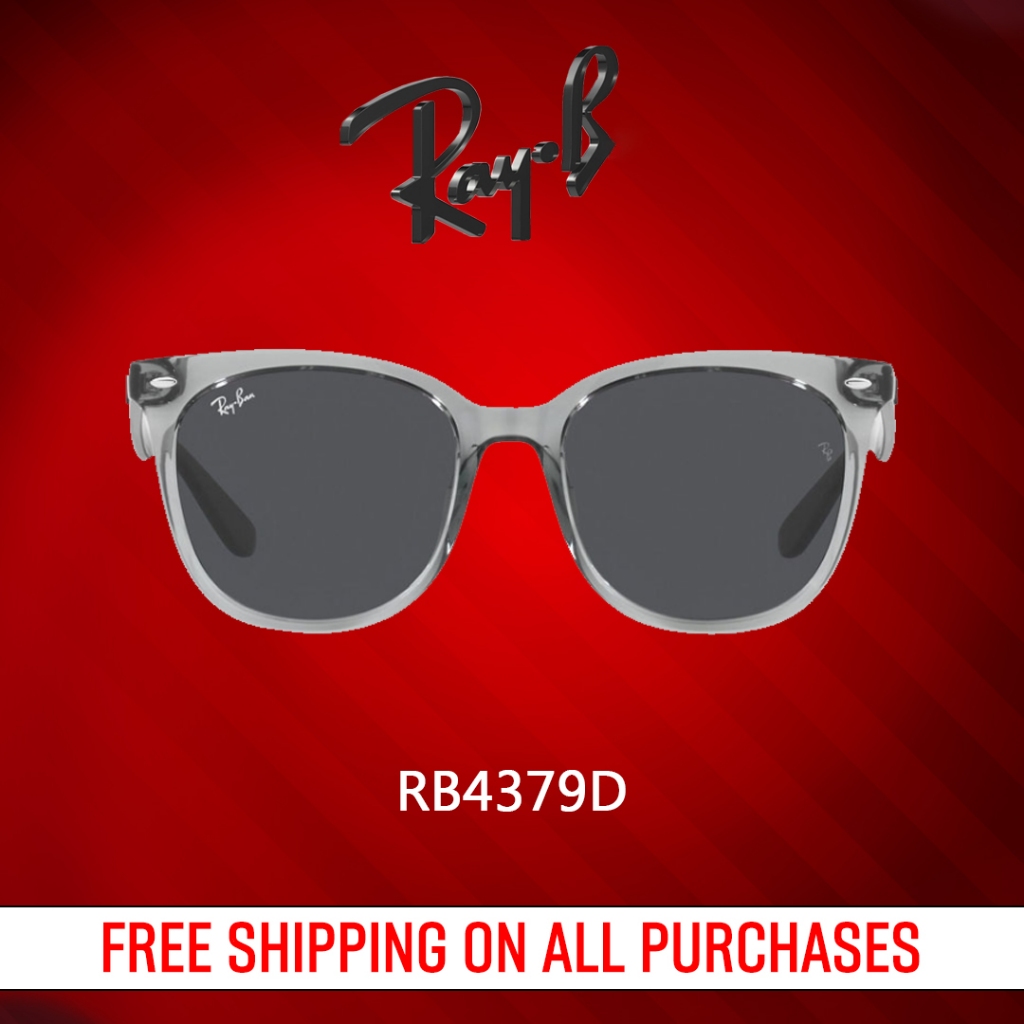 เปิดตัวผลิตภัณฑ์ใหม่ DARK GREY RB4379D 659987 -Sunglasses for Man RB Glasses