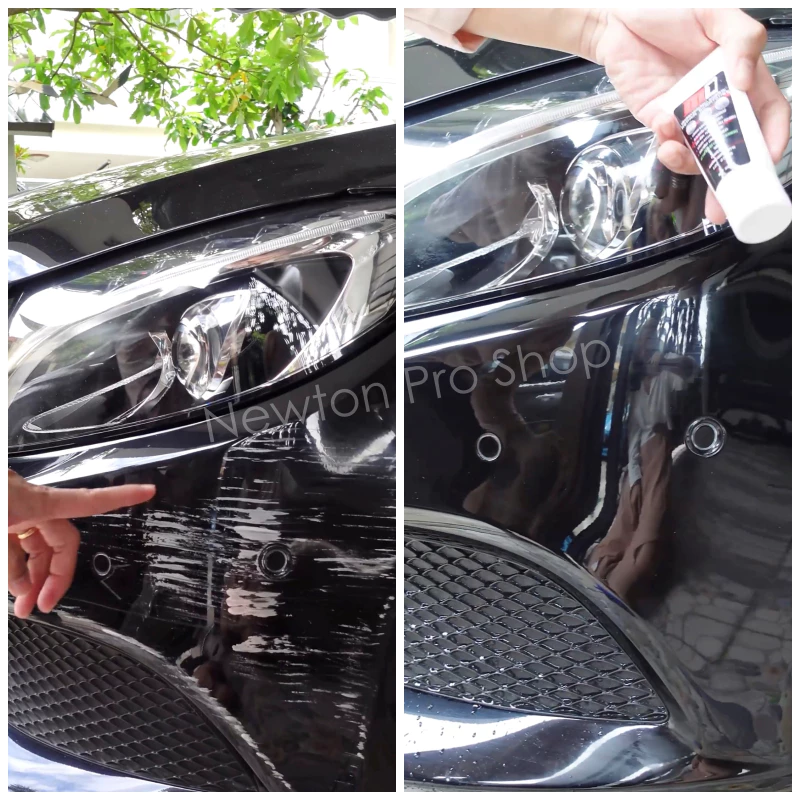 โปรซื้อ1แถมฟรีผ้า1  M-1 Scrath Remover น้ำยาขัดลบรอยขีดข่วนรถยนต์ ขัดโคมไฟเหลืองได้ * สูตรใหม่ผสมเคลือบเงา thumbnail 4