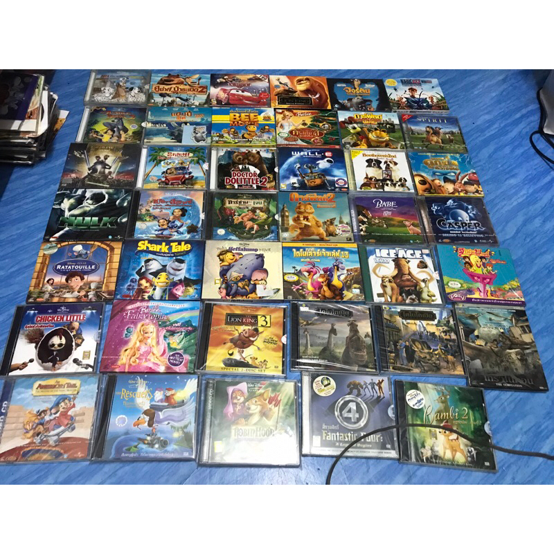 VCD-DVD,วีซีดี-ดีวีดีการตูนกล่อง (3) วอลต์ ดีสนีย์ และ ค่ายอื่น แผ่นแท้ มาสเตอร์ มือ 1