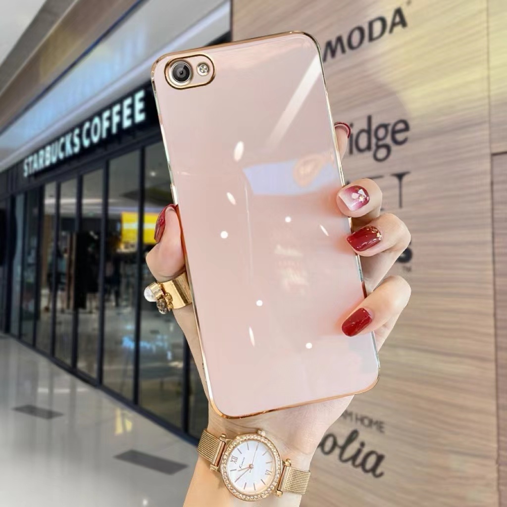 เคส TPU ขอบตรง สำหรับ Vivo Y71 เคสนิ่ม วีโว่ Y71