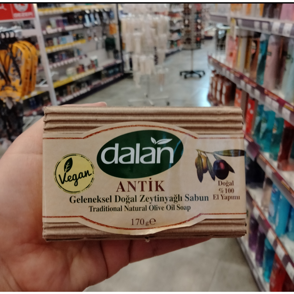 (พร้อมจัดส่ง) สบู่นำ้มันมะกอกDalan Antique Olive Oil นำเข้าจากตุรกี สบู่ออร์แกนิก 100% ขนาด 170 g.