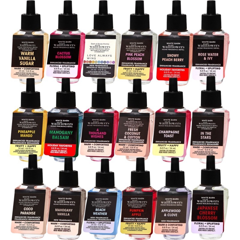 Bath&BodyWorks ช๊อปไทย Wallflowers Fragrance Refill24 mL The รีฟิลน้ำหอมปลั๊กกลิ่น