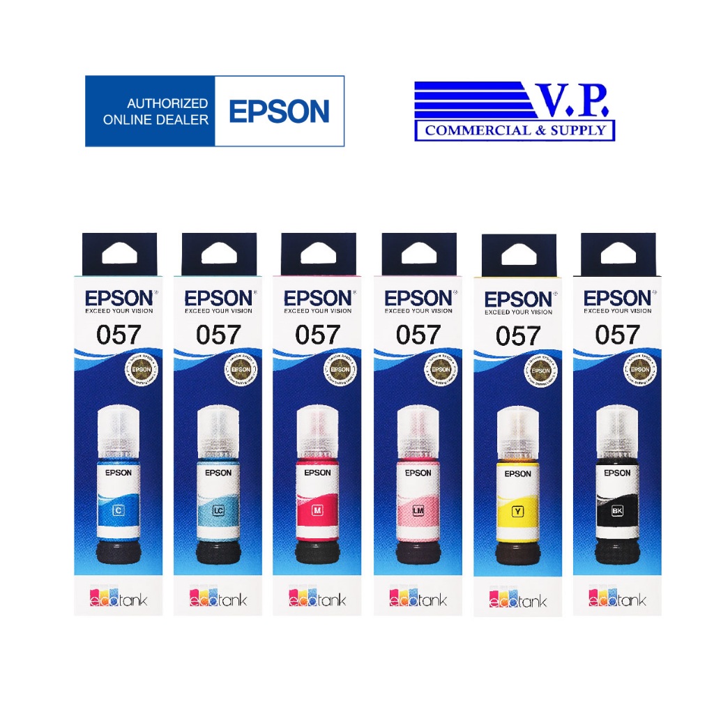 EPSON 057 (T09D100-600) หมึกน้ำแท้งค์แท้สำหรับรุ่น L8050 L18050