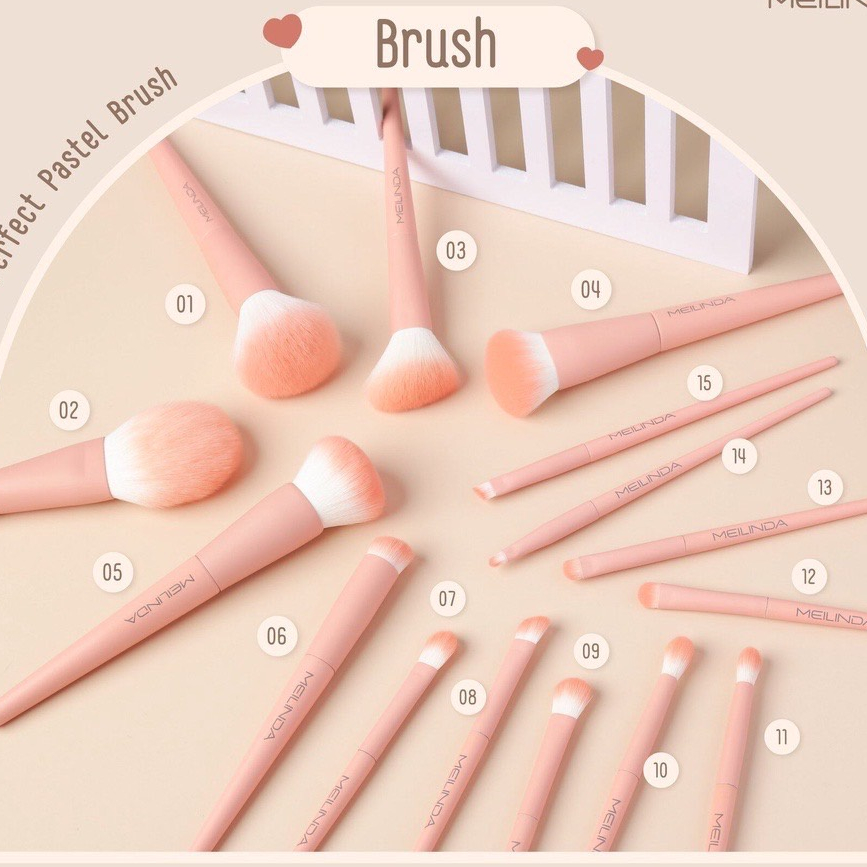 แปรงแต่งหน้า  MEILINDA Perfect Pastel Brush MC4286