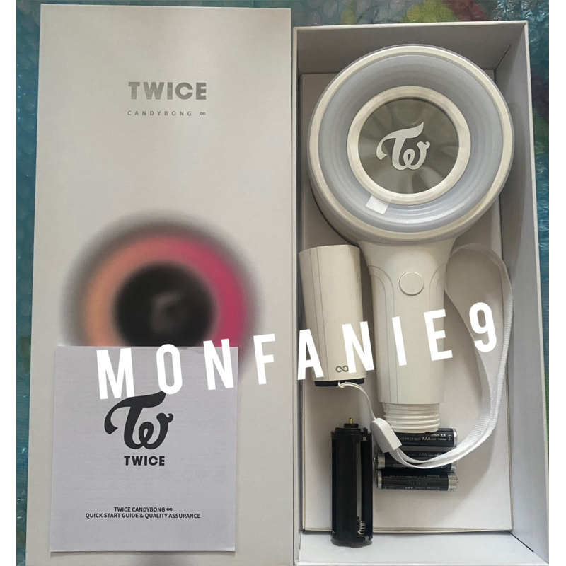 *ไม่มีการ์ด* Candy Bong (TWICE LightStick Ver.3) 🍭 แคนดี้บงแท่งไฟทไวท์ Ver.3