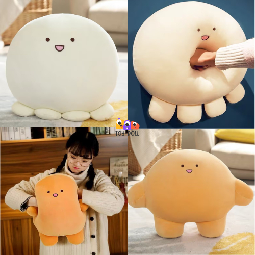 Toy-Doll ตุ๊กตาปลาหมึกยักษ์ Octopus balls เด็กชอบมาก ไม่ดีคืนเงิน ของขวัญวันเกิด ของขวัญเด็ก ของขวัญวาเลนไทน์