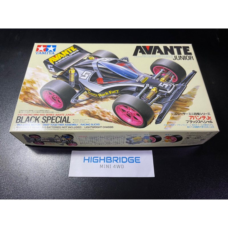 Tamiya 95501 Mini 4WD Avante Jr. Black Special