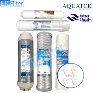 ชุดไส้กรอง Aquatek 5-6 ขั้นตอน มีแบบ UF ให้เลือก
