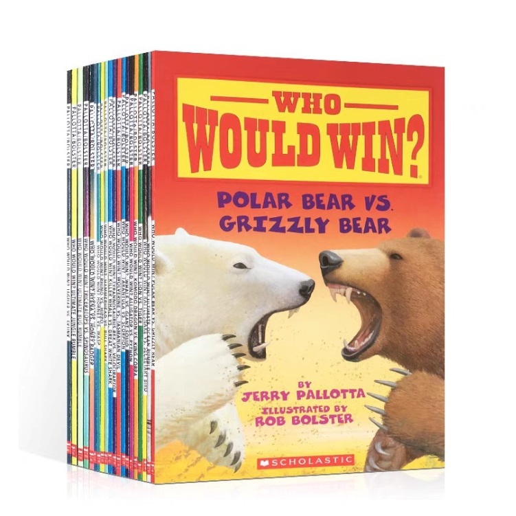 Who would win? series : ถ้าสัตว์ 2 ตัวนี้ สู้กัน ใครจะชนะ หนังสือชุด 24 เล่ม หนังสือภาษาอังกฤษ