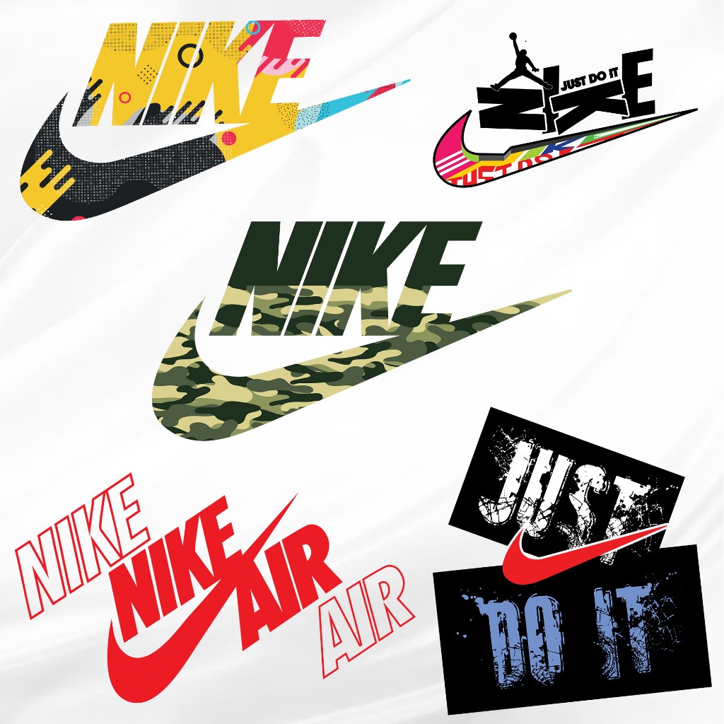 ตัวรีดติดเสื้อ nikee  set.A  แบรนด์ไนกี้กราฟฟิคสวยๆ  รีดง่ายติดทุกเนื้อผ้า ⏰