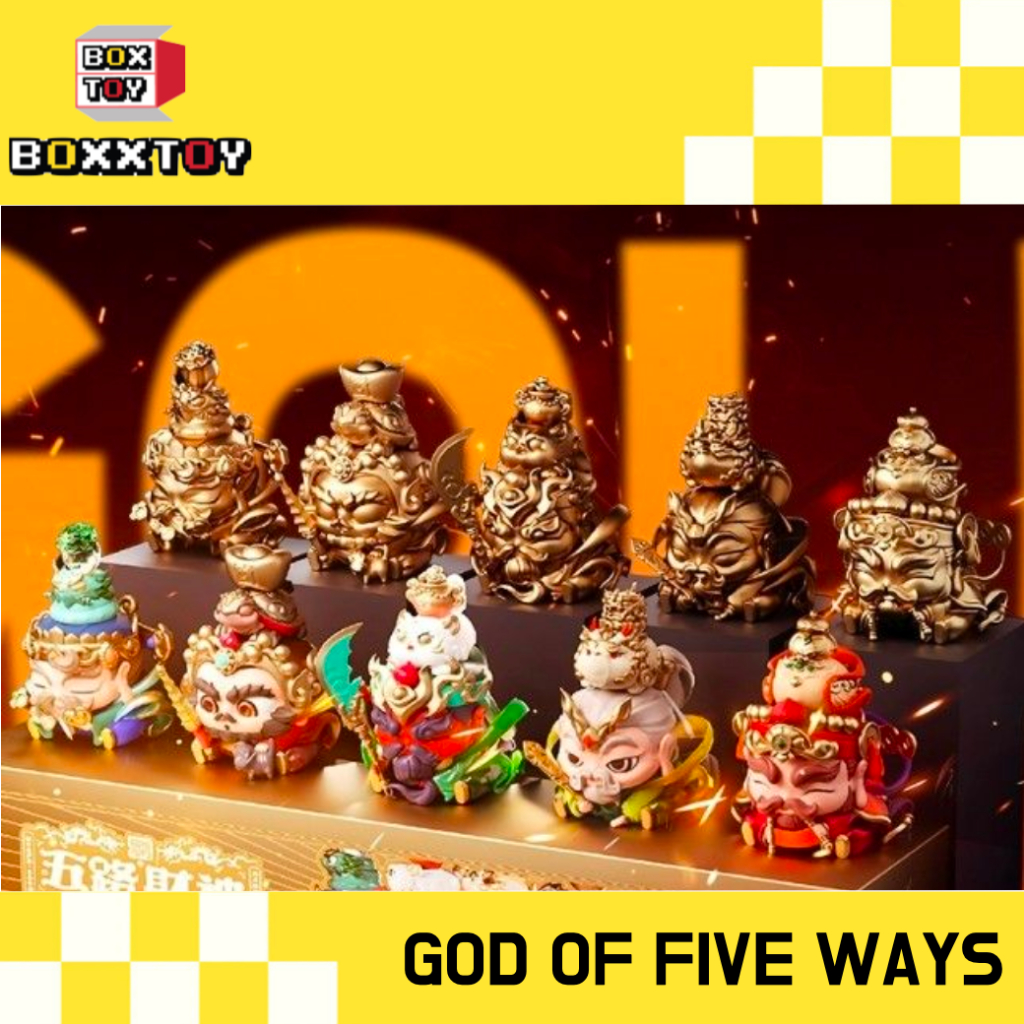 🌈 GOD OF FIVE WAYS 🌈  GOD OF FIVE WAYS FUFUTIETIE ค่าย FUFUTIETIE กล่องสุ่ม art toys
