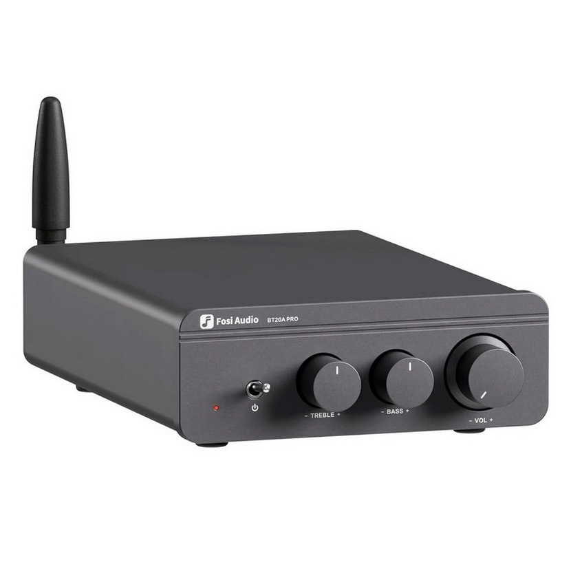 (ประกันศูนย์ไทย) Fosi Audio BT20A Pro-48V Bluetooth Amplifier ชิป TPA3255 รองรับ ClassD อัพเกรด Op-Amp ได้