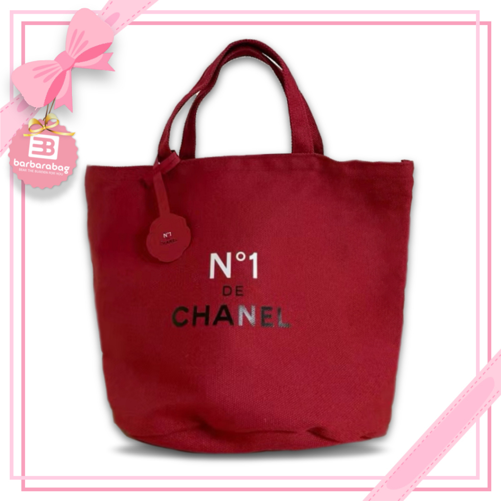 กระเป๋าถือ กระเป๋าผ้า แบบถือ Chanel หูหิ้ว