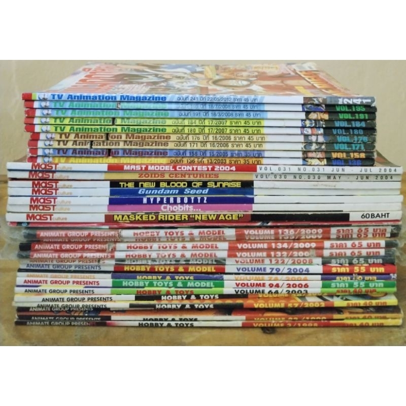 นิตยสาร ทีวีแมกกาซีน,Mast ,Hobby toy //นิตยสารมือสอง