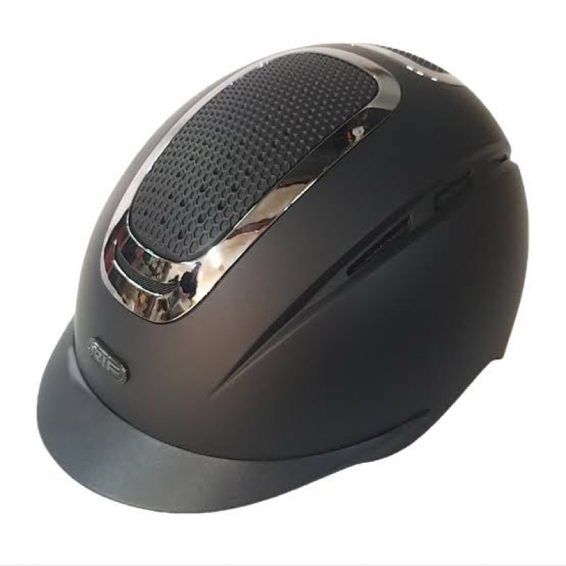 หมวกขี่ม้า RIF สี black sliver