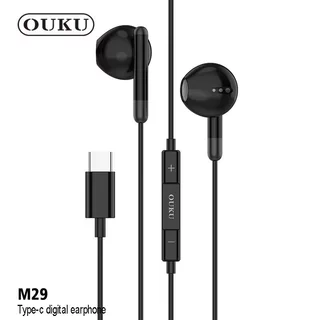 NEW!! OUKU M29 earphone หูฟังดิจิตอลแบบมีสายพร้อมไมโครโฟน หูฟัง​สำหรับ​แจ็ค​TypeC​ ใหม่ล่าสุด​ แท้100%