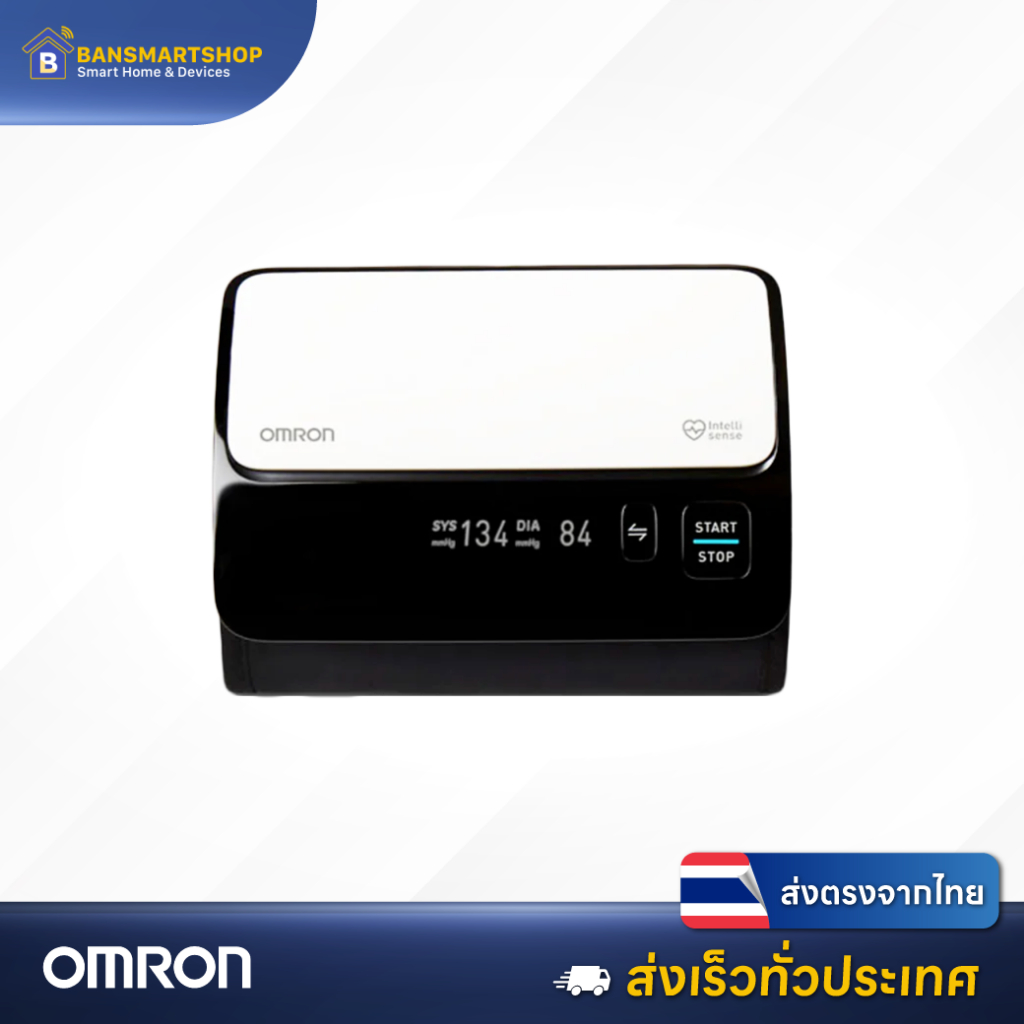 Omron Evolv Bluetooth (รับประกัน 5 ปี) เครื่องวัดความดัน ไร้สาย แบบรัดแขนเชื่อมต่อบลูทูธ