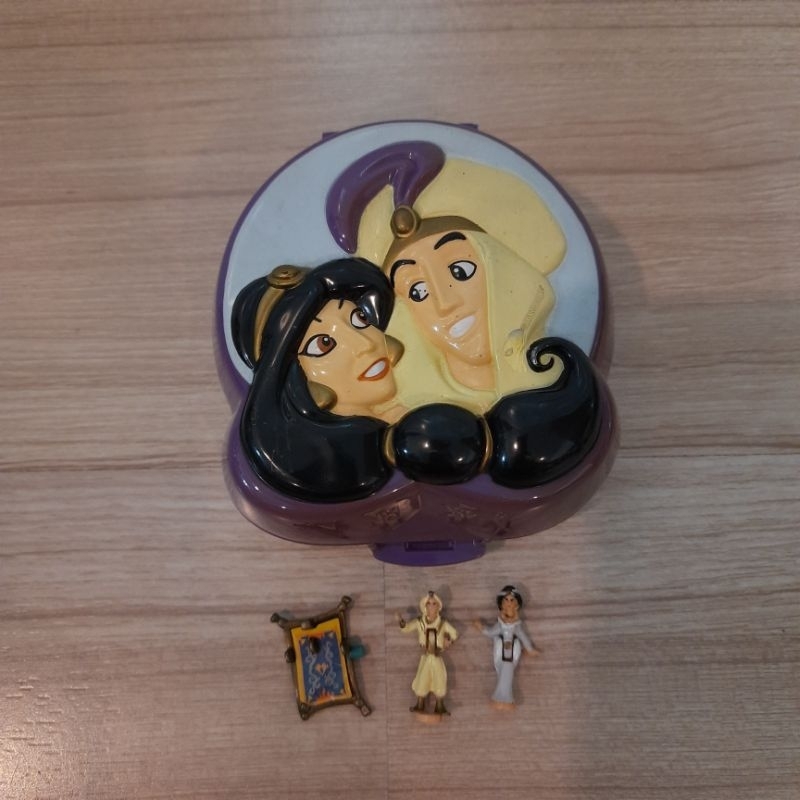 💥Polly Pocket Disney's Aladdin Playcase💥 งานเก่าปี 1995