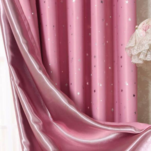 แนะนำ ผ้าม่าน ผ้าม่านทึบแสงลายดาว ห่วงตาไก่ กันแดด กันยูวี ม่านหน้าต่าง-ประตู พร้อมส่ง ราคาพิเศษ มีเก็บเงินปลายทาง