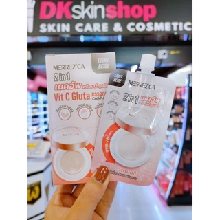 เมอร์เรซกา รองพื้น [1 ซอง] สกิน อัพ ฟาวเดย์ชั่น Merrezca Skin Up Foundation SPF50 PA+++ 5 ml.