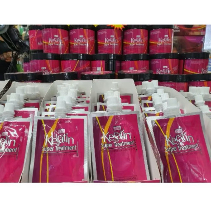 4ซอง100 IONIC Keratin Super Treatment เคราตินเคลือบแก้ว  60มล.