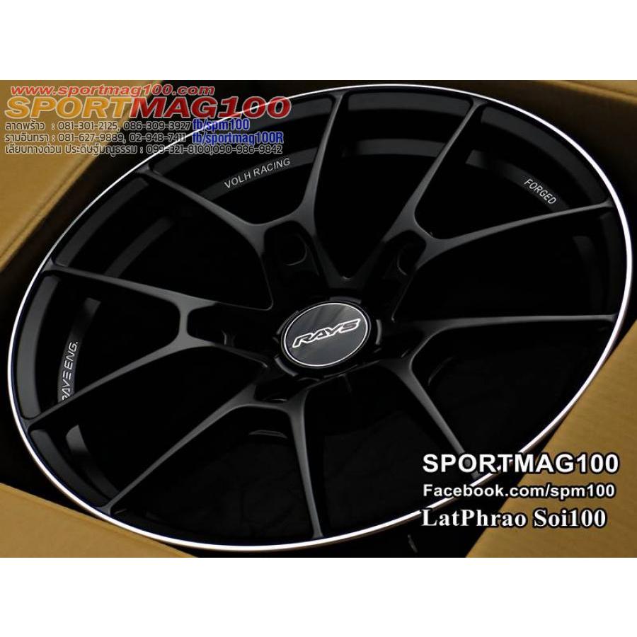 ล้อแม็กซ์ AOW Rays G025 สีดำด้าน 8.5-18นิ้ว 5รู114/112 ET35 [18424]