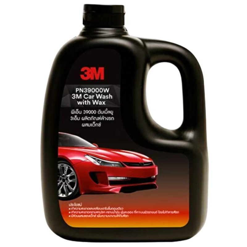 น้ำยาล้างรถผสมwax 3M แท้100%