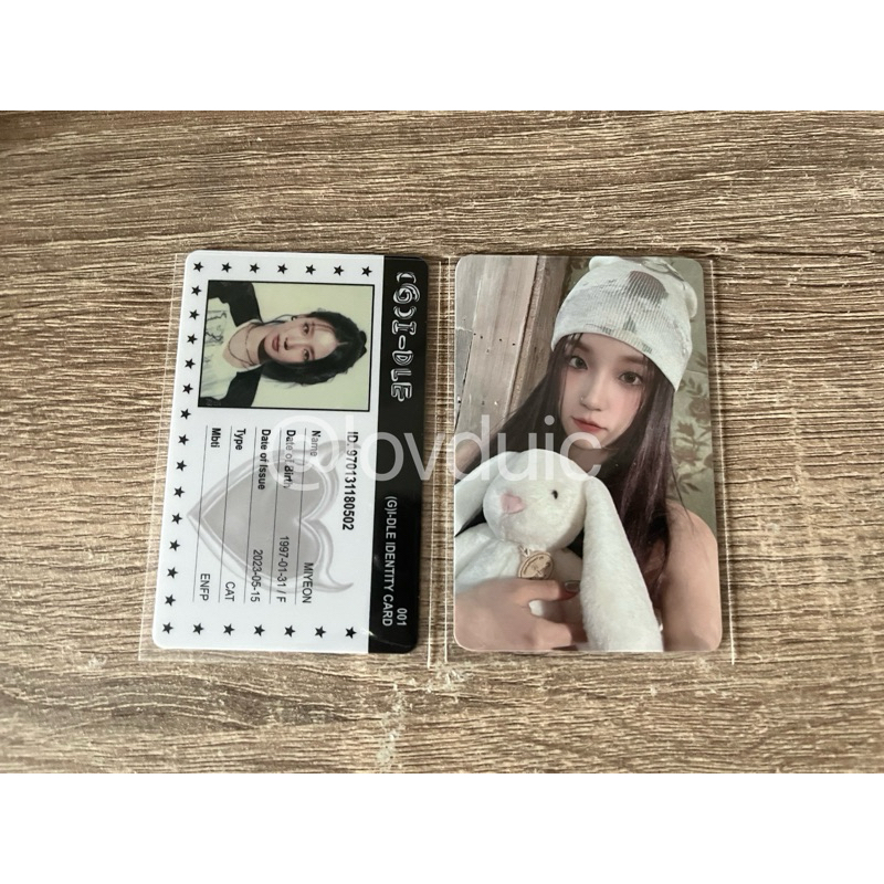การ์ดแท้ (G)I-DLE จากอัลบั้ม I feel cat ver.