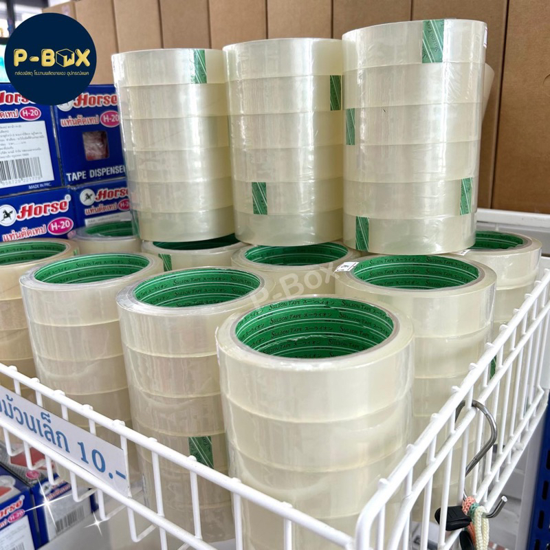 เทปใส1นิ้ว เนื้อเหนียว ราคาถูกสุด  (แกนใหญ่)