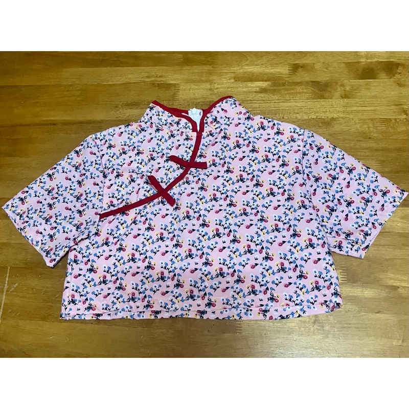 Cintage♡ CT1273 ครอปคอจีนขอบกุ้นchinese333 #ครอปตรุษจีน 🎊