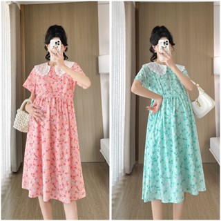 ( สายผูก + ซับใน + ให้นม ) ผ้าไหมอิตาลีพิมพ์ลายดอกแบบมินิมอล…