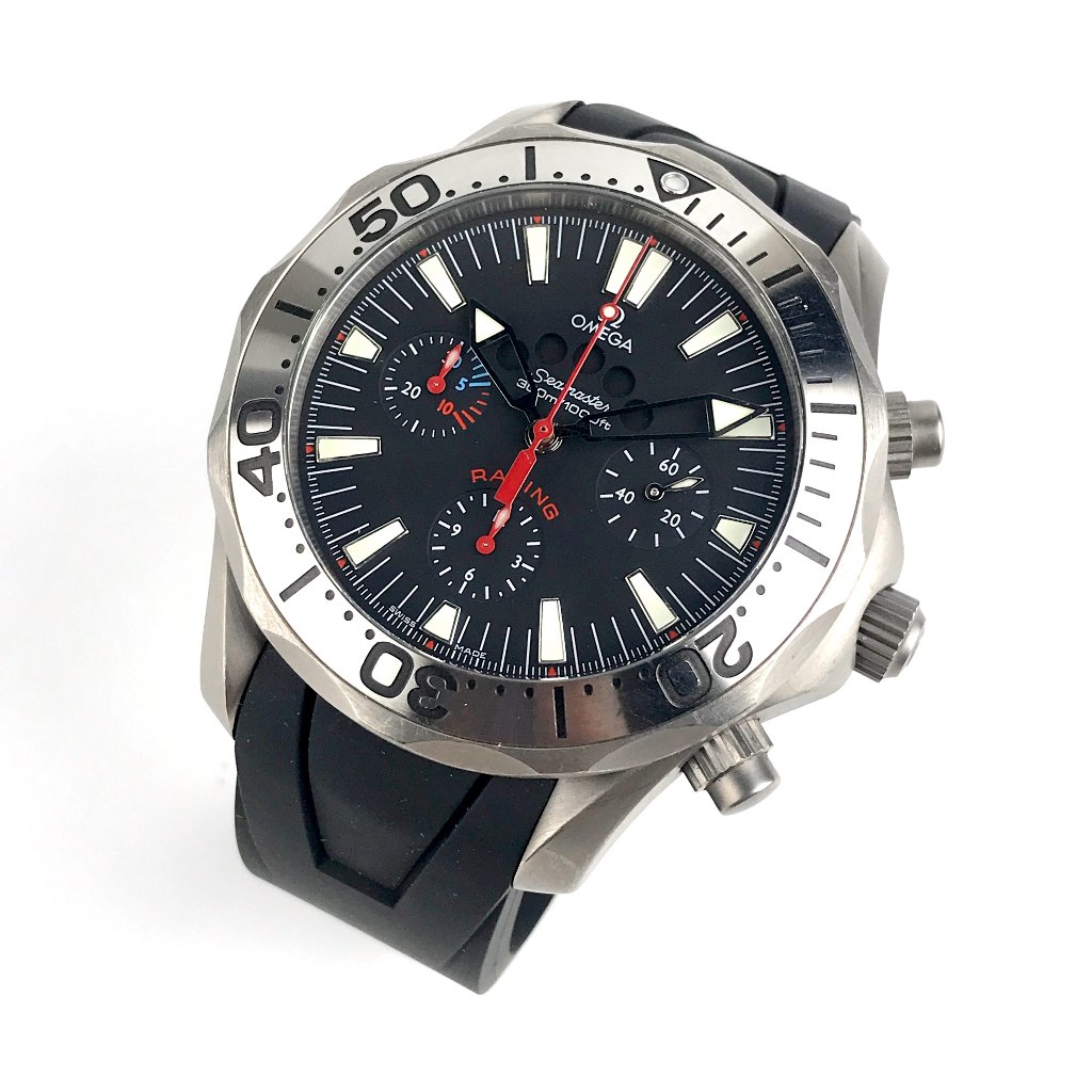 นาฬิกามือสอง Omega Seamaster Americas Cup Racing Chronograph 300m ขนาด 44 mm.