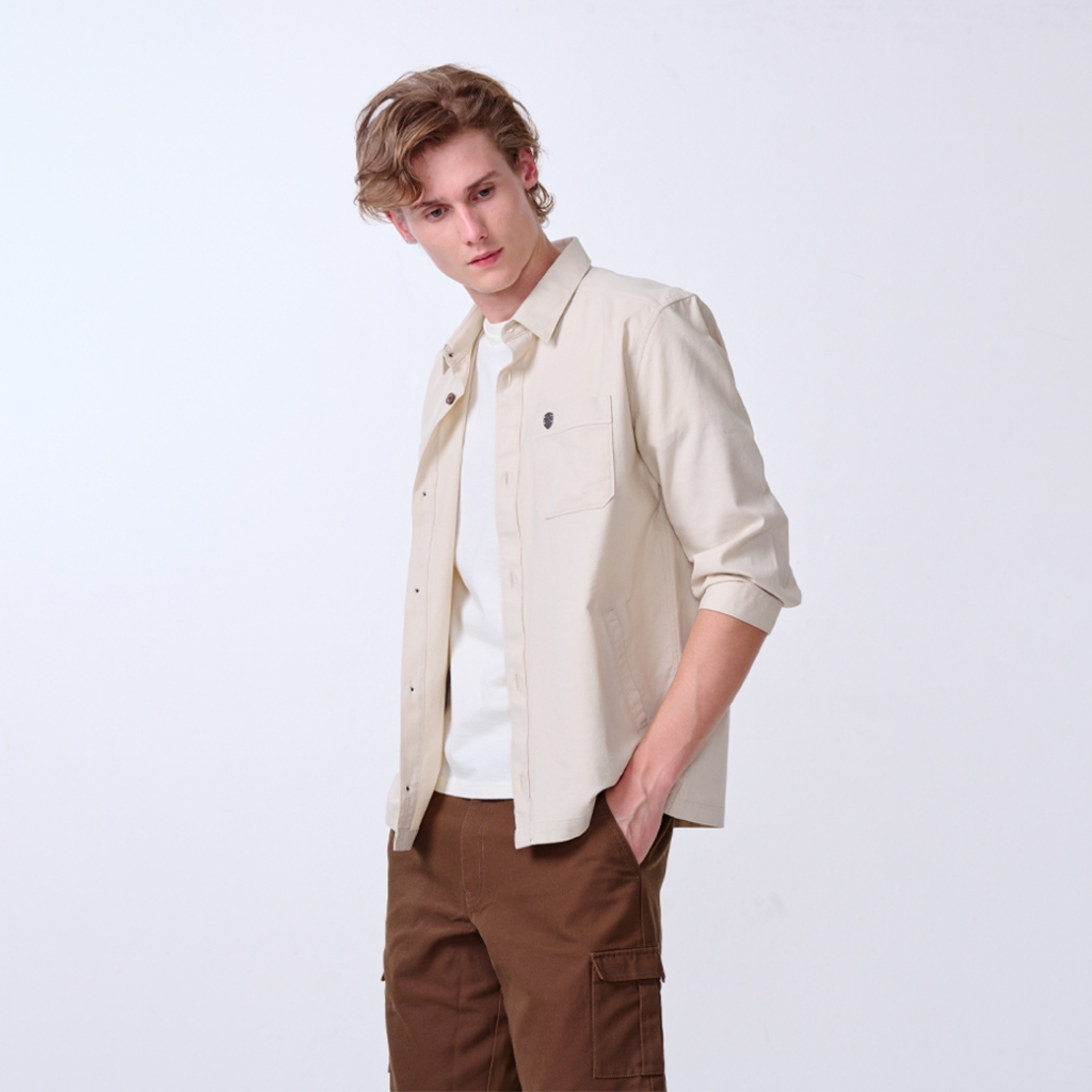 Khaki Bros. - คา คิ บรอส. - Jacket Shirt - เสื้อแจ็คเก็ต - KM24J001