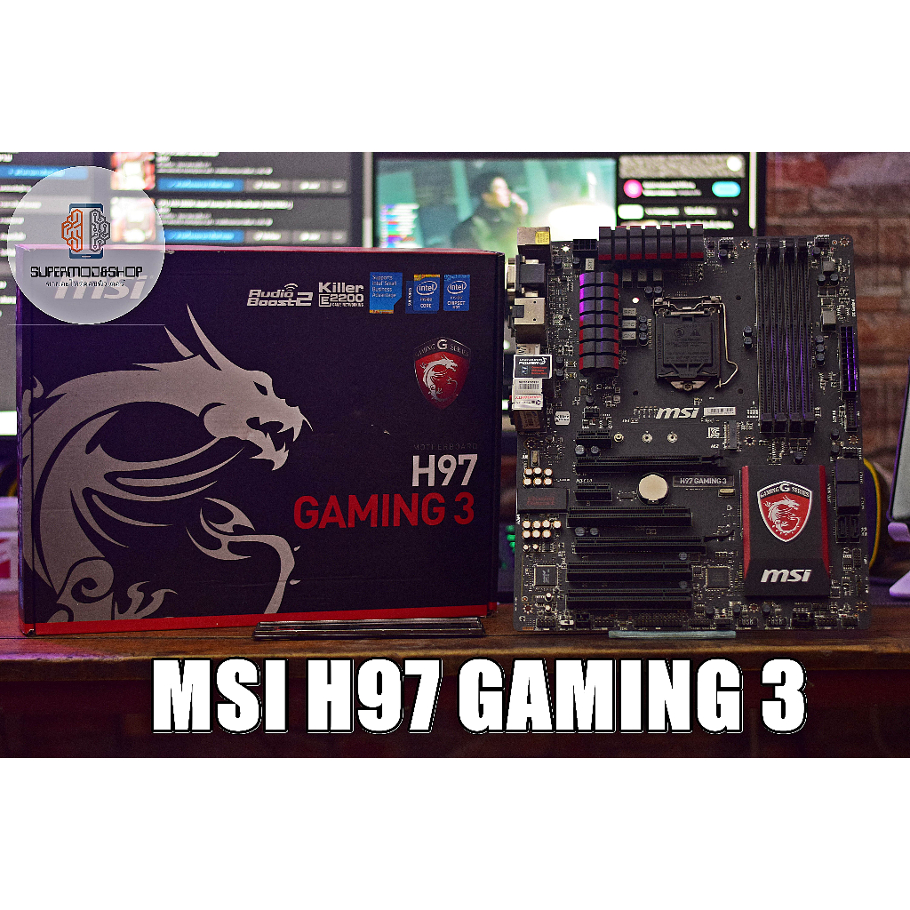 เมนบอร์ดแรร์  MSI H97-Gaming 3 [เจน4][1150][มือสอง]